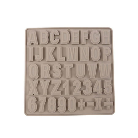 

Buodes Silicone Mold For Chocolate Cake Jelly Pudding Numbers And Letter Shape
