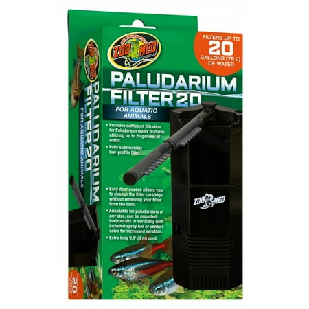 20 Zoo - Zoo Med Paludarium Filter 20 Gallons - Pack of 2
