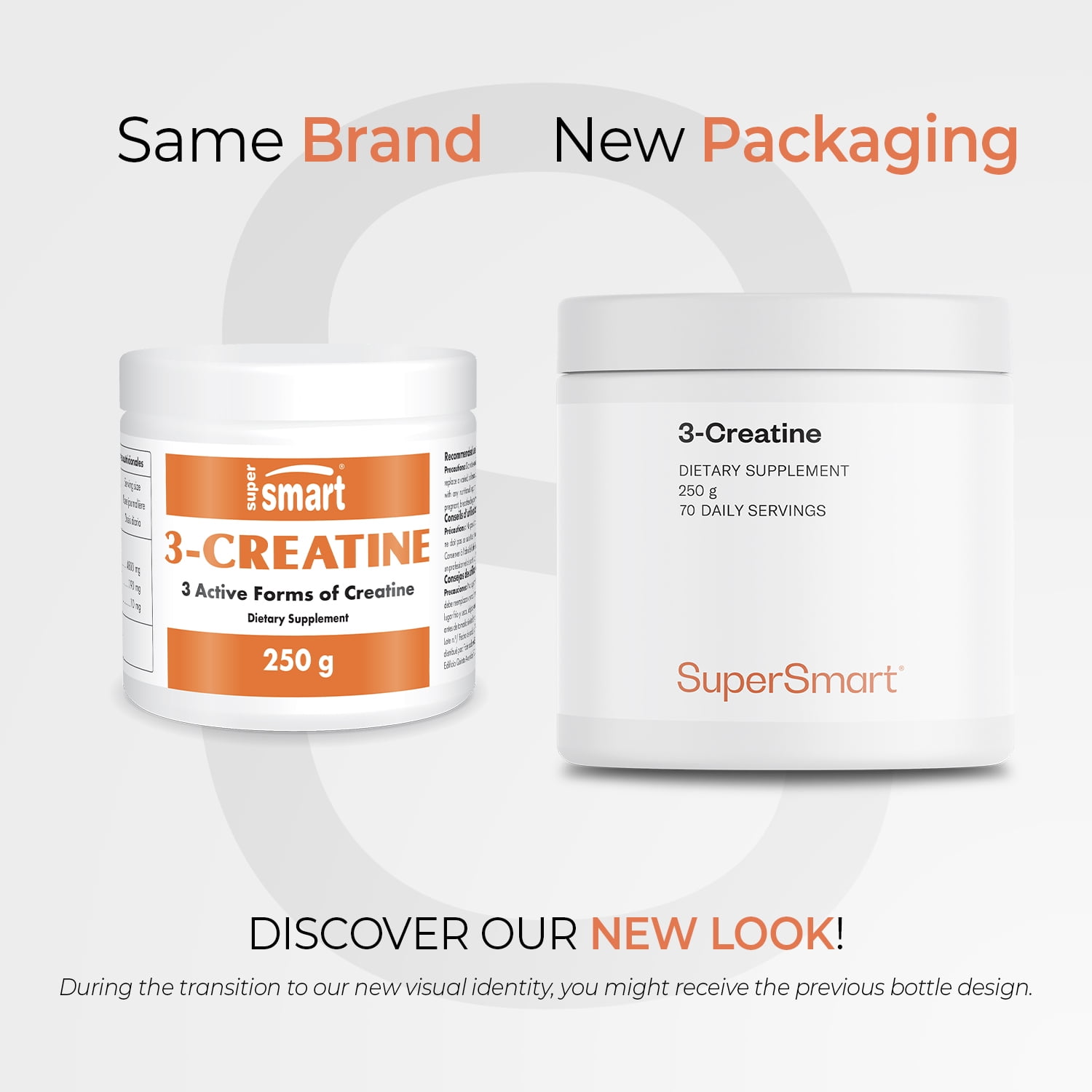 SuperSmart - 3-Creatine Powder (High Strength) - Creatine Complex - Sport Performance & Recovery | Non-GMO & Gluten Free - 250 g
