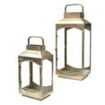 thumbnail image 4 of Feylan Gold Iron Glass Lanterns (Set of 2), 4 of 4