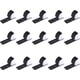 thumbnail image 1 of Kearding 15 piezas de tiras adhesivas con adhesivo fuerte sujetador de adherencia trasera sin agujeros pegamento cinta de montaje accesorios Decoración del hogar, 1 of 6