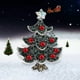 thumbnail image 5 of Festival de Navidad Broche de cristal de color de árbol de Navidad Pave Broche para mujeres niñas (61177096), 5 of 5