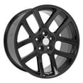 thumbnail image 3 of OE Wheels DG51 22 Inch Rim Fits Ram SRT Style 5x139.7 22x10 Gloss Black - Hollander 2223 (1), 3 of 5