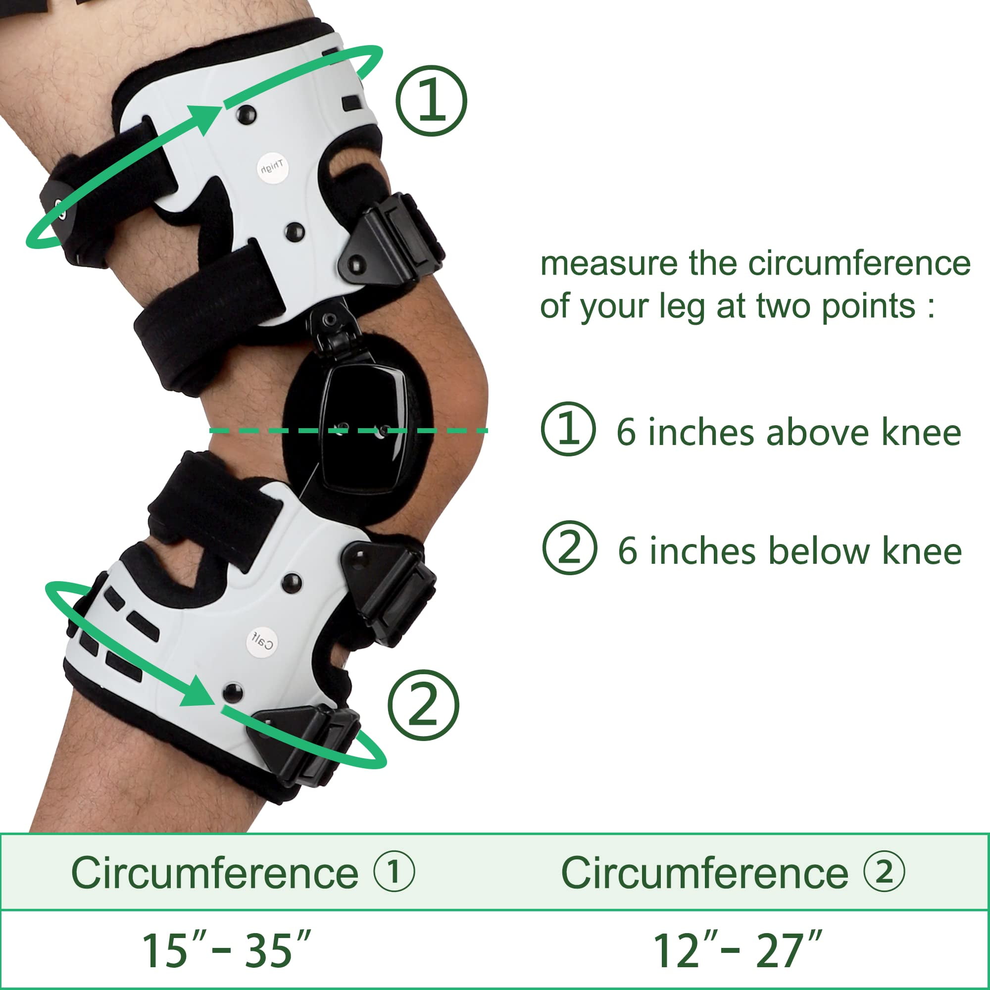 Orthomen OA Unloader Knee Brace Support for Arthritis Pain, Osteoarthritis, Cartilage Defect Repair (Inside - Right)
