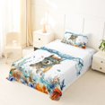 thumbnail image 5 of Homewish Lovely Shiba Inu Twin Sheets,Coastal Bedding,Dog Theme Decor,3pcs,1 Fitted Sheet and 1 Pillowcase, 5 of 6