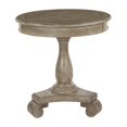 thumbnail image 2 of Avalon Table d'Appoint Ronde Peinte à la Main en Bois Finition Or Pierre Dorée Antique, 2 of 2