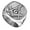 Grey, variant on Stainless Steel Freemason Signet Style Masonic Ring