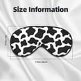 thumbnail image 4 of Uemuo Cow Print Black White Pattern Sleep Eye Mask - Light Blocking Sleep Mask Blocking Out Light Perfectly, Soft and Comfortable Night Eye Mask, Eye Blinder, 4 of 7