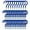 Blue, variant on Uxcell 50pcs Cup Ceiling Hooks 1/2 Inch Metal with Vinyl Coated Screw in Holder White