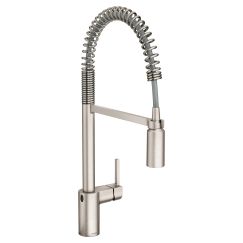 Photo 1 of Moen 5923EW Align 1.5 GPM Single Hole Pull Down Kitchen Faucet with MotionSense Wave - Spot Resist Stainless