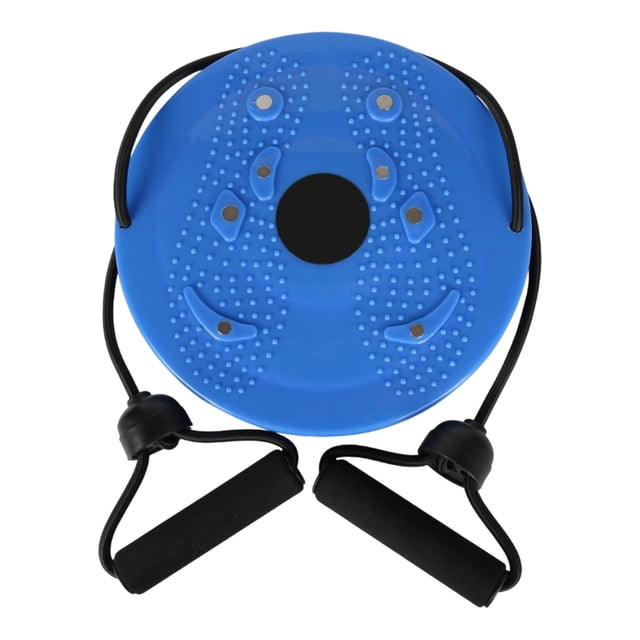 Waist Whisper Disc Shaping Waist Twisting Disc Waist Whisper Exerciser Twisting Waist Disc with Pull Rope Full Toning Workout Gym Board