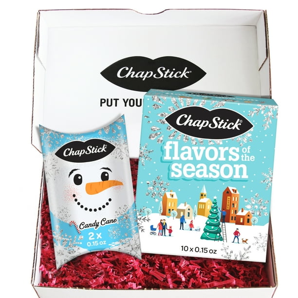 ChapStick Holiday Flavored Lip Balm Gift Set Bundle, Holiday Storybook and Snowman Pillow Gift Packs, 12 Total Tubes - Walmart.com - Walmart.com ChapStick Holiday Flavored Lip Balm Gift Set Bundle, Holiday Storybook and Snowman Pillow Gift Packs, 12 Total Tubes - Walmart.com - Walmart.com