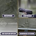thumbnail image 4 of Onewind 12ft Hammock Rain Fly,Camping Tarp with Complete Accessories, Dark Gray ,12'L*9.7'W, 4 of 9
