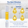 thumbnail image 3 of Express Water – Big Blue Sediment Replacement Filter – SED Dirt, Sand, Rust High Capacity Water Filter – Whole House Filtration – 5 Micron – 2.5” x 20” inch, 3 of 4