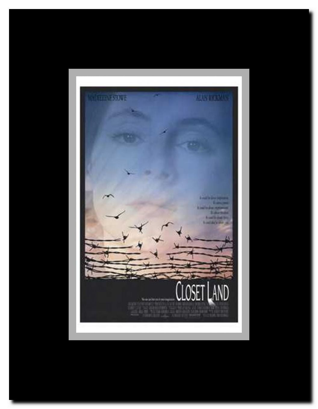 Closet Land Framed Movie Poster Walmart Com