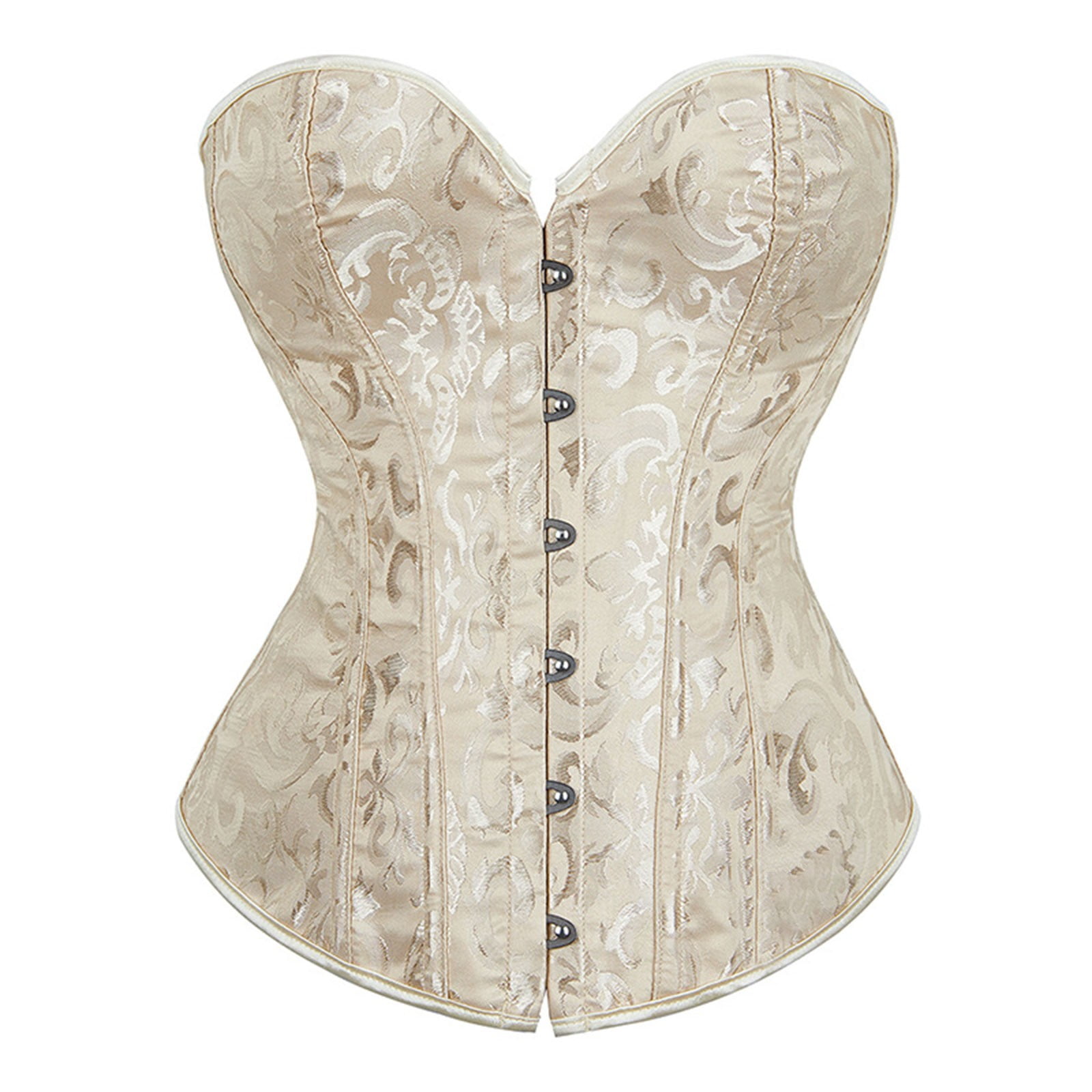 WZXFASHION Women's Bustier Corset Top Sexy Lingerie Sets Black
