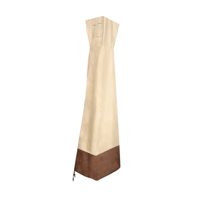Funda para calentador de patio con cremallera y cordón ajustable, tela Oxford 210D impermeable, para exteriores