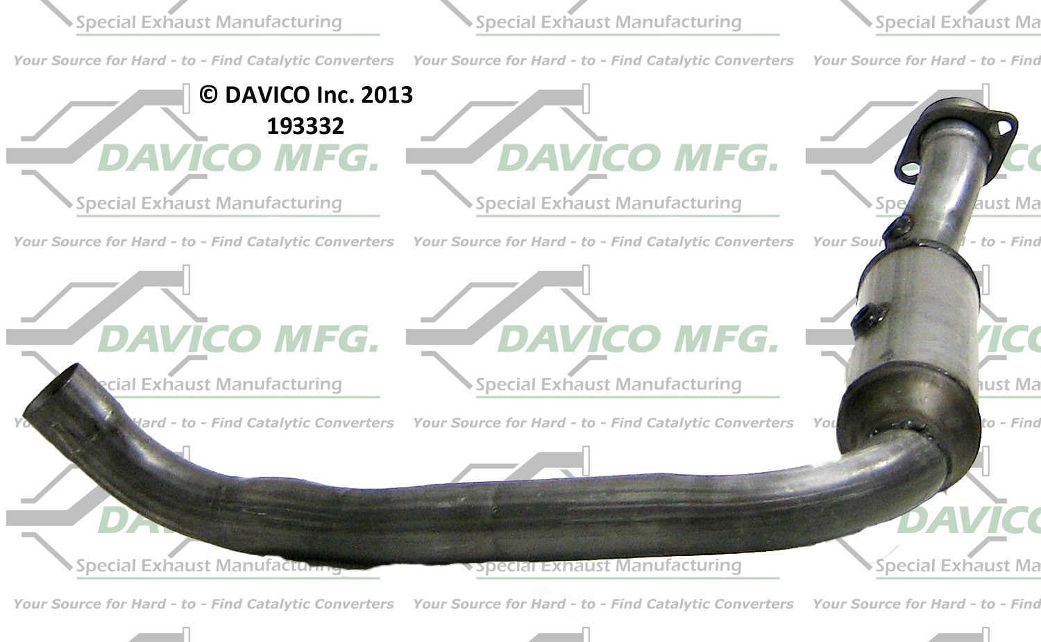 Davico Mfg 193332 Direct-Fit Catalytic Converter
