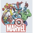 thumbnail image 2 of Men's Marvel Classic Hero Collage  Graphic Tee Tie Dye Medium, 2 of 4