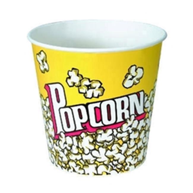 Solo. Cup VP85 85 oz Paper Popcorn Bucket, Popcorn Design - 15 Per Pack ...