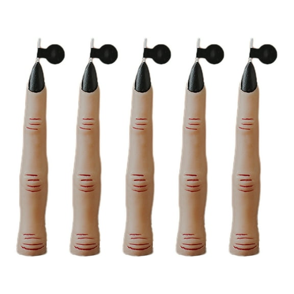 Halloween Decorations Halloween Christmas Candles Novelty Finger Candle Sticks Spooky Desktop Tealight Candlestick Holders for Indoor Home Office Bar Party Kitchen Decor