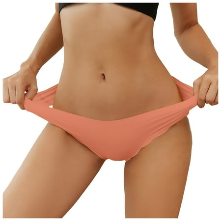 Womens Lace Panties Bikini plus Size Silk Panties Thongs For Womens High Waisted Seamless Underwear For Women 6 Pack Edge No Show Sexy Panties