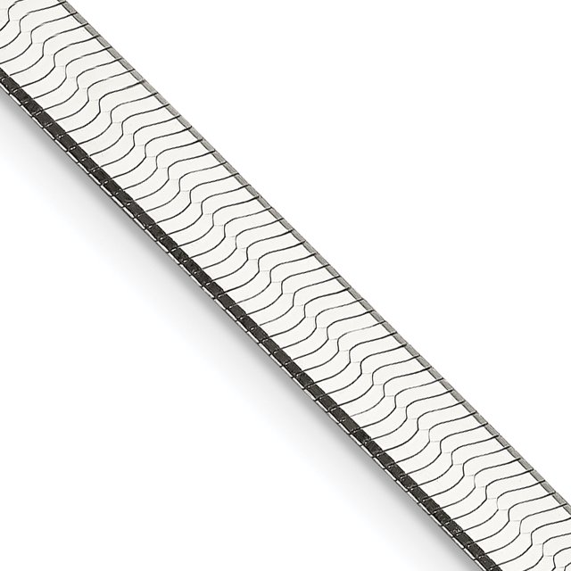 925 Sterling Silver 4.5mm Magic Herringbone Chain Necklace Pendant Charm