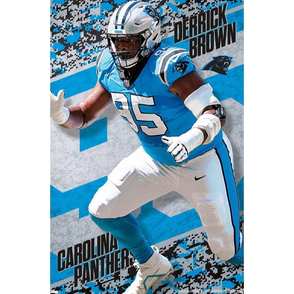 Panthers de la Caroline de la NFL - Derrick Brown 24