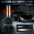 thumbnail image 5 of H7 LED Headlight Bulb High/Low Beam 6000K Ultra White 1:1 Mini Size Pack of 2, 5 of 9