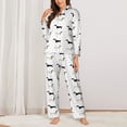 thumbnail image 2 of Sikiie Dachshund Dog Women's Long-Sleeve Shirt and Full-Length Bottom Pajama Set (s-xxl)-Large, 2 of 7