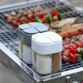 thumbnail image 4 of Ounissouiy 4 rejillas tarros magnéticos para especias cocina pimentero Picnic herramientas para hierbas y especias estante latas de especias de plástico Cocina y Comedor Blanco Ounissouiy HA005159-01, 4 of 6
