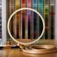 thumbnail image 4 of MOKKHNB 1Pack Round Mini Embroidery Hoops for Fabric Painting 9Inch Metal, 4 of 7