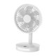 thumbnail image 4 of Ventilador de escritorio USB, pequeño ventilador de refrigeración, pantalla Digital, silencioso, 4 velocidades estándar, miniventilador de mesa para, 4 of 8