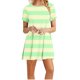 thumbnail image 1 of Vestidos de Verano de Mujer Cuello Redondo Manga Corta Impreso, Ligero Y Cómodo Vestidos Casuales para Mujeres, 1 of 5