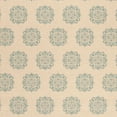 thumbnail image 4 of SAFAVIEH Beach House Callahan Geometric Indoor/Outdoor Area Rug Cream/Aqua, 8'6" x 12' - Large - Traditional Design, Cream & Aqua, Weather Resistant, Non-Shedding & Easy Cleaning, Ideal for Patio, En, 4 of 5