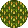 thumbnail image 1 of Ahgly Company Machine Washable Indoor Square Transitional Pistachio Green Area Rugs, 3' Square, 1 of 7