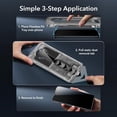 thumbnail image 3 of Protector de Pantalla OneFish para iPhone 16 Pro 6.3'' Paquete de 2, 3 of 9