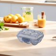 thumbnail image 4 of Stackable Portable Egg Storage Container with Lid Plastic Egg Holder for Refrigerator Dustproof Dispenser for Camping and Kitchen Organization, 4 of 9