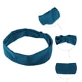 thumbnail image 3 of 3 diademas deportivas para hombres y mujeres, bandas antideslizantes para el cabello, bandas para la cabeza para correr sudor para deportes de fitness, azul, 3 of 7