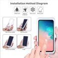 thumbnail image 2 of TORUBIA Waterproof Case Protective Shell For Samsung Galaxy S10e 360 Degree Protection Silicone Waterproof Phone Case Shatter Resistant (White), 2 of 6
