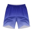 thumbnail image 5 of Yertdoel Beach Shorts for Men Fashion Hawaiian Print Swim Trunks Drawstring Slits with Pockets Outdoor UV Protective Summer Lightweight Casual Comfy Shorts, 5 of 7