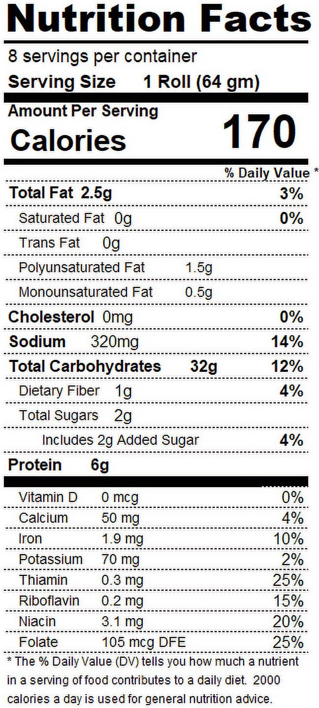 S. Rosen's Brat & Sausage Rolls 8 Count Package, 18 oz