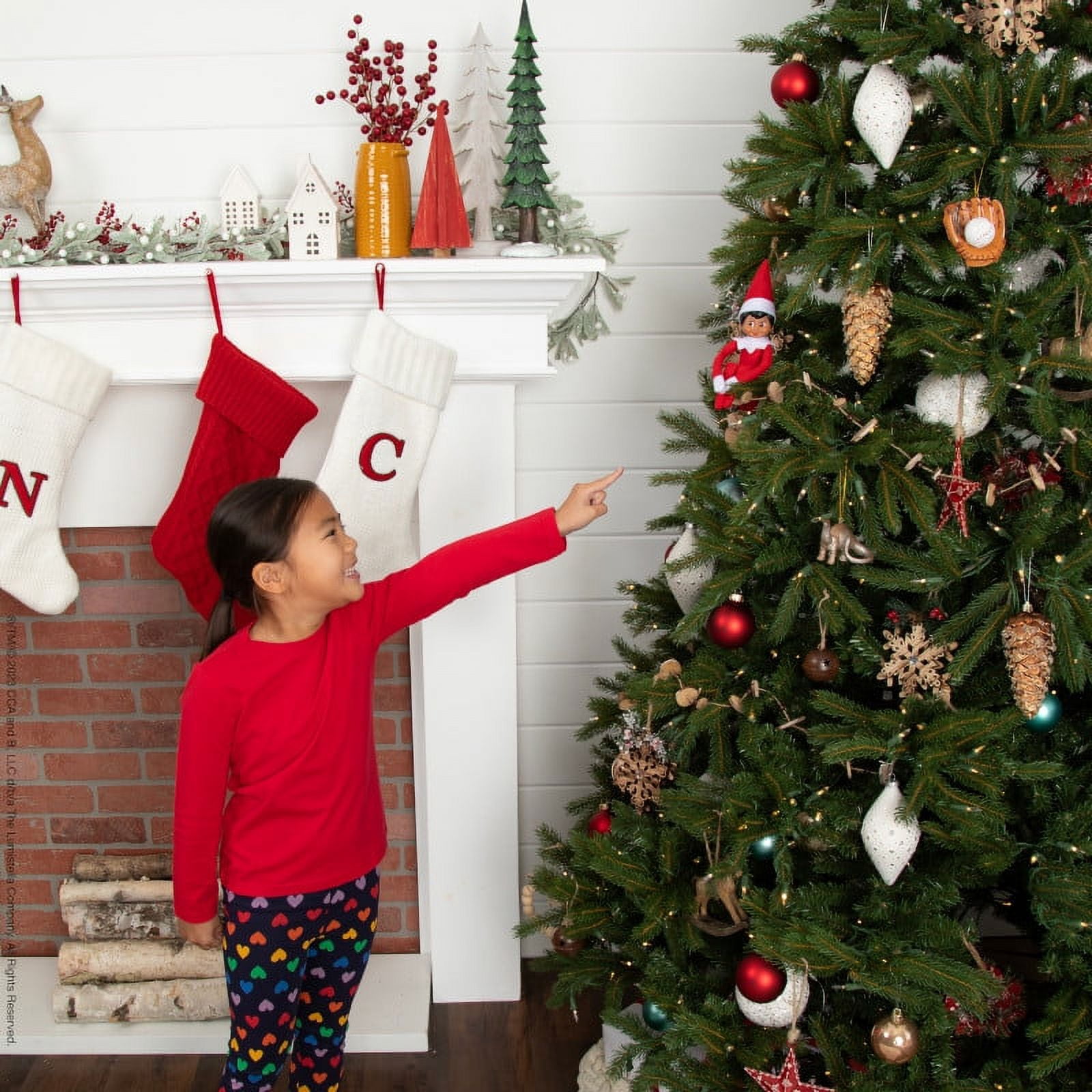 The Elf on the Shelf: A Christmas Tradition - Girl Scout Elf with Brown Eyes - Includes Artfully Illustrated Storybook, Keepsake Box and Official Adoption Certificate