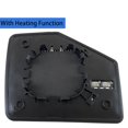 thumbnail image 2 of Cristal de espejo calefactable del lado del conductor compatible con Ford Explorer 2006-2010, Mercury Mountaineer, Sport Trac, cristal de espejo calefactable izquierdo, 2 of 6