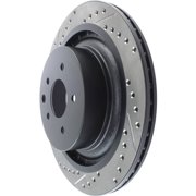 StopTech Infiniti G37 / Nissan 370Z SportStop Slotted & Drilled Rear Right Rotor