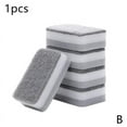 thumbnail image 1 of Double-sided Cleaning Brush Gray Square Cleaning Block Scouring Pad new W9F4, 1 of 6