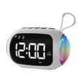 thumbnail image 1 of Reloj despertador digital Reloj de mesa Altavoz Brillo ajustable, Reloj digital LED, Altavoz de escritorio para sala de estar, estudio, 1 of 8