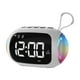 thumbnail image 1 of Reloj despertador digital con altavoz y doble alarma para dormitorio, hogar y mesita de noche. Blanco, 1 of 9