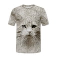 thumbnail image 4 of Pompotops T-Shirt à Manches Courtes Col Rond Imprimé Mode pour Femmes, 4 of 6