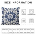 thumbnail image 5 of HENGT Navy Blue Boho Pillow Covers, Bohemian Ethnic Carpet Pattern Design Decorative Throw Pillows Blue Print Farmhouse Cushion Pillow Covers for Sofa Couch Outdoor Decor, 5 of 5